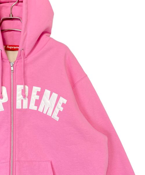 SUPREME（シュプリーム）SUPREME (シュプリーム) Arc Thermal Lined Zip Up Hooded Sweatshirt ピンク サイズ:Mの古着・服飾アイテム