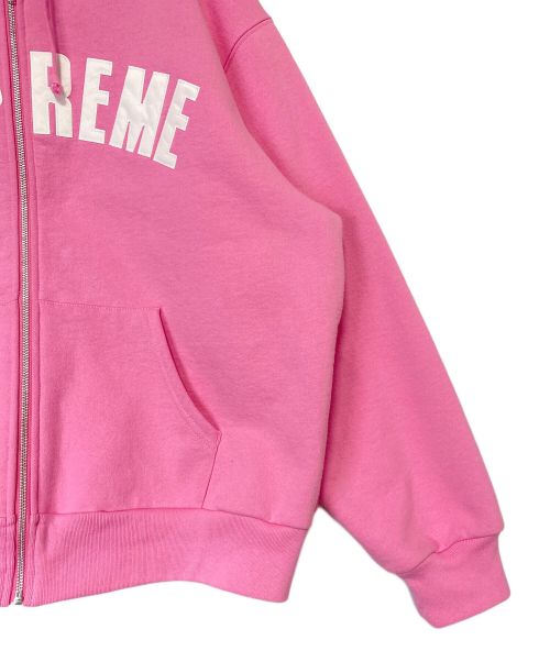SUPREME（シュプリーム）SUPREME (シュプリーム) Arc Thermal Lined Zip Up Hooded Sweatshirt ピンク サイズ:Mの古着・服飾アイテム