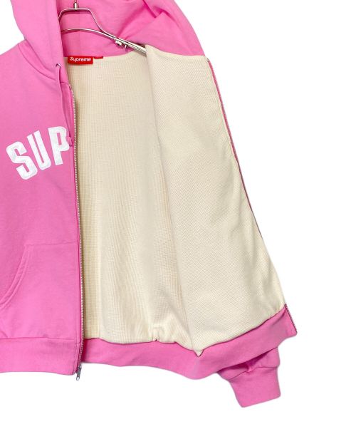 SUPREME（シュプリーム）SUPREME (シュプリーム) Arc Thermal Lined Zip Up Hooded Sweatshirt ピンク サイズ:Mの古着・服飾アイテム
