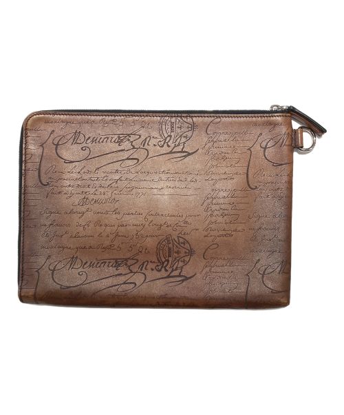 Berluti（ベルルッティ）Berluti (ベルルッティ) カリグラフィクラッチバッグ/ニノGM ブラウン サイズ:-の古着・服飾アイテム