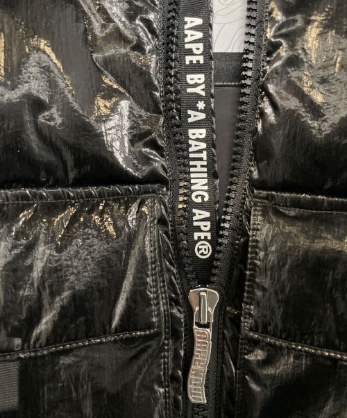 Aape BY A BATHING APE（エーエイプ バイ アベイシングエイプ）Aape BY A BATHING APE (エーエイプ バイ アベイシングエイプ) ダウンジャケット ブラック サイズ:Lの古着・服飾アイテム