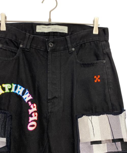 OFFWHITE（オフホワイト）OFFWHITE (オフホワイト) EV BRAVADO (エブ ブラバド) RELAXED JENS ブラック サイズ:32の古着・服飾アイテム