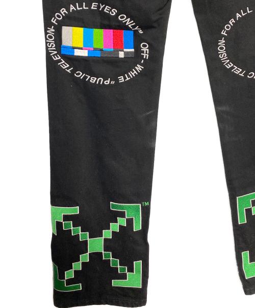 OFFWHITE（オフホワイト）OFFWHITE (オフホワイト) EV BRAVADO (エブ ブラバド) RELAXED JENS ブラック サイズ:32の古着・服飾アイテム