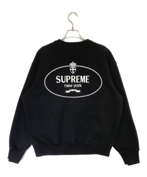 SUPREME（シュプリーム）SUPREME (シュプリーム) Crest Crewneck ブラック サイズ:Sの古着・服飾アイテム