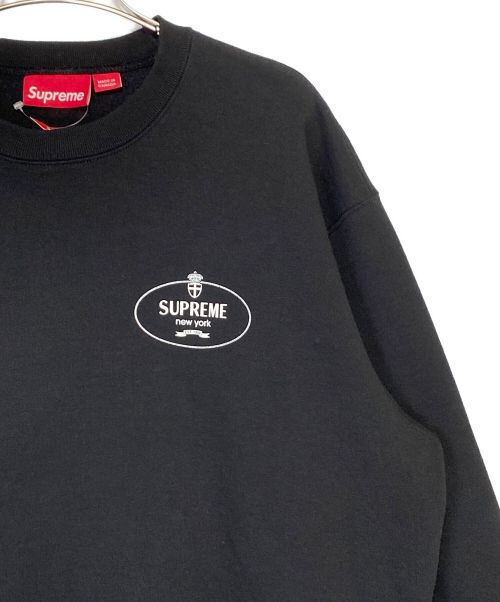 SUPREME（シュプリーム）SUPREME (シュプリーム) Crest Crewneck ブラック サイズ:Sの古着・服飾アイテム