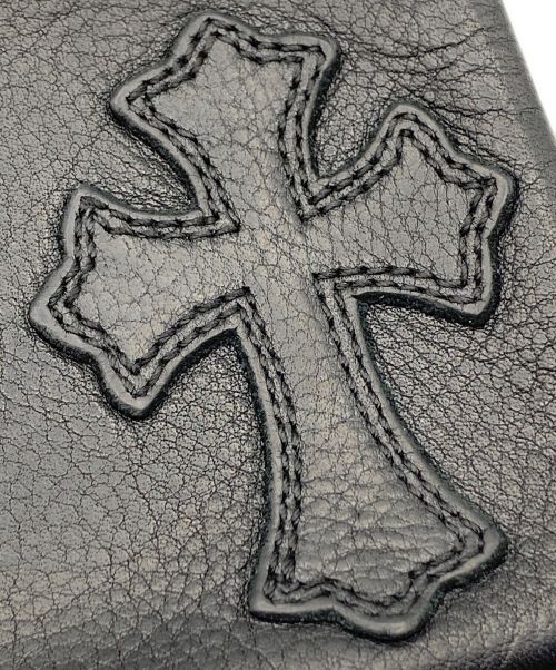 CHROME HEARTS（クロムハーツ）CHROME HEARTS (クロムハーツ) クロスパッチジッパーチェンジパース ブラック サイズ:-の古着・服飾アイテム