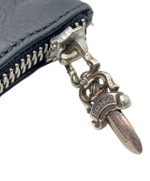 CHROME HEARTS（クロムハーツ）CHROME HEARTS (クロムハーツ) クロスパッチジッパーチェンジパース ブラック サイズ:-の古着・服飾アイテム
