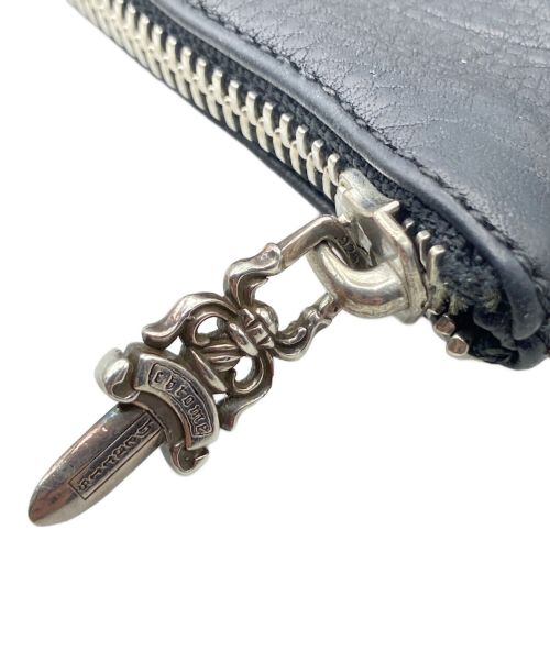CHROME HEARTS（クロムハーツ）CHROME HEARTS (クロムハーツ) クロスパッチジッパーチェンジパース ブラック サイズ:-の古着・服飾アイテム
