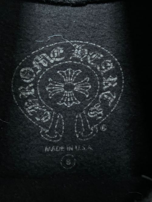 CHROME HEARTS（クロムハーツ）CHROME HEARTS (クロムハーツ) ホースシュープルオーバーパーカー ブラック サイズ:Sの古着・服飾アイテム