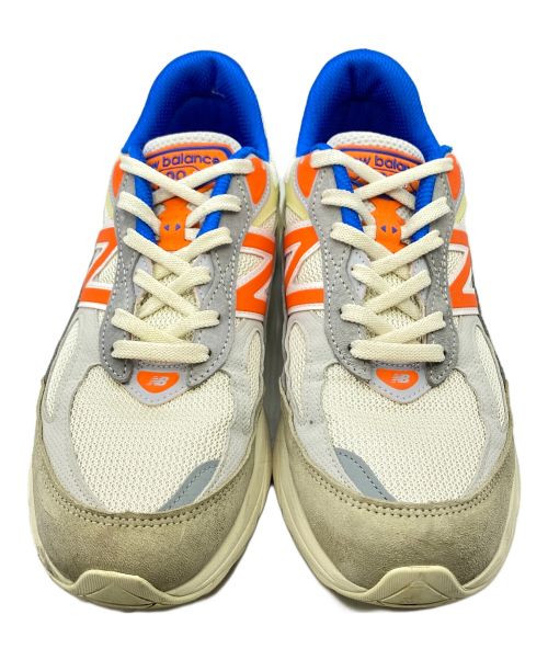NEW BALANCE（ニューバランス）NEW BALANCE (ニューバランス) KITH (キス) U990KN6 グレー×オレンジ サイズ:27.5cm(US9.5)の古着・服飾アイテム
