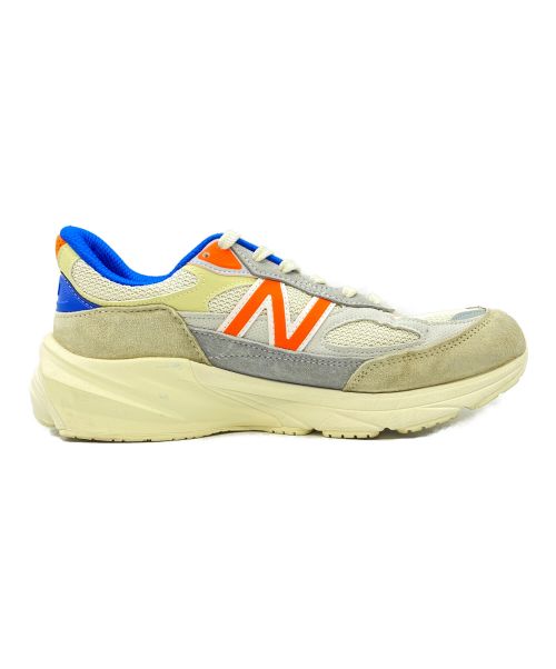 NEW BALANCE（ニューバランス）NEW BALANCE (ニューバランス) KITH (キス) U990KN6 グレー×オレンジ サイズ:27.5cm(US9.5)の古着・服飾アイテム