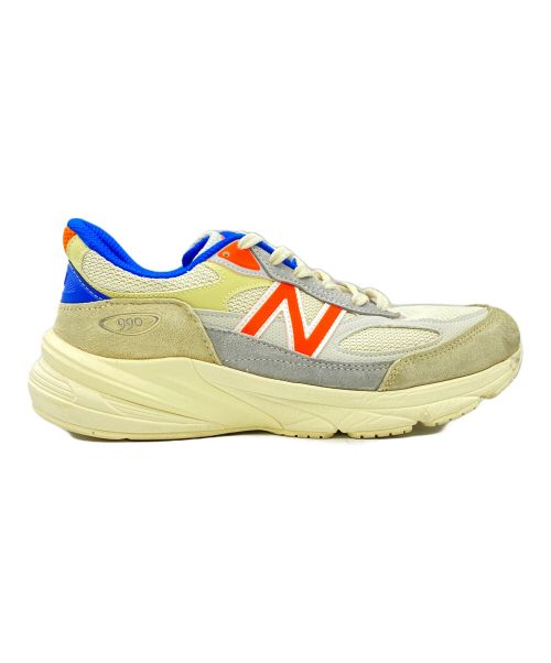 NEW BALANCE（ニューバランス）NEW BALANCE (ニューバランス) KITH (キス) U990KN6 グレー×オレンジ サイズ:27.5cm(US9.5)の古着・服飾アイテム