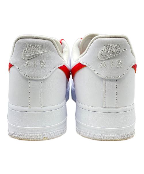 NIKE（ナイキ）NIKE (ナイキ) SUPREME (シュプリーム) Air Force 1 Low ホワイト×レッド サイズ:27.5cm(US9.5)の古着・服飾アイテム
