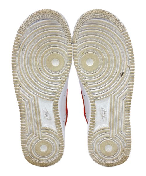 NIKE（ナイキ）NIKE (ナイキ) SUPREME (シュプリーム) Air Force 1 Low ホワイト×レッド サイズ:27.5cm(US9.5)の古着・服飾アイテム