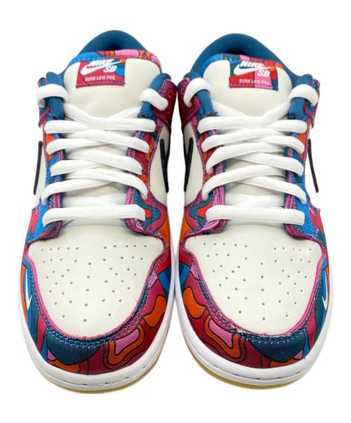 NIKE（ナイキ）NIKE (ナイキ) Parra (パラ) DUNK LOW PRO QS レッド×ブルー サイズ:27.5cm(US9.5)の古着・服飾アイテム