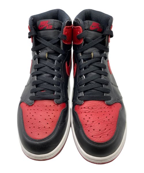 NIKE（ナイキ）NIKE (ナイキ) Air Jordan 1 Retro High OG ブラック×レッド サイズ:28.5cm(US10.5)の古着・服飾アイテム