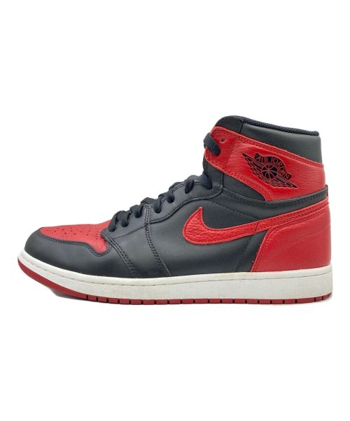 NIKE（ナイキ）NIKE (ナイキ) Air Jordan 1 Retro High OG ブラック×レッド サイズ:28.5cm(US10.5)の古着・服飾アイテム