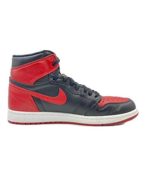NIKE（ナイキ）NIKE (ナイキ) Air Jordan 1 Retro High OG ブラック×レッド サイズ:28.5cm(US10.5)の古着・服飾アイテム