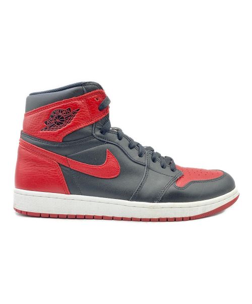 NIKE（ナイキ）NIKE (ナイキ) Air Jordan 1 Retro High OG ブラック×レッド サイズ:28.5cm(US10.5)の古着・服飾アイテム
