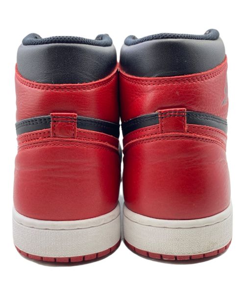 NIKE（ナイキ）NIKE (ナイキ) Air Jordan 1 Retro High OG ブラック×レッド サイズ:28.5cm(US10.5)の古着・服飾アイテム