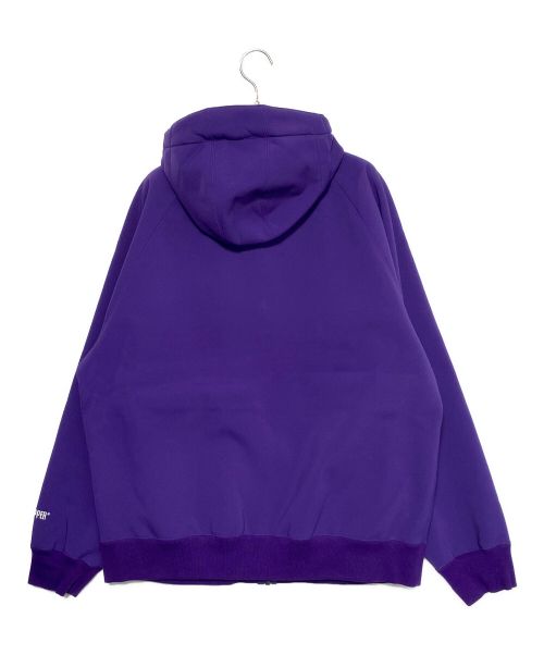 SUPREME（シュプリーム）SUPREME (シュプリーム) Windstopper Zip Up Hooded Sweatshirt パープル サイズ:Lの古着・服飾アイテム