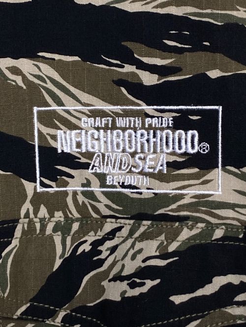 NEIGHBORHOOD（ネイバーフッド）NEIGHBORHOOD (ネイバーフッド) WIND AND SEA (ウィンド アンド シー) CAMOUFLAGE M-65 JACKET オリーブ サイズ:Lの古着・服飾アイテム