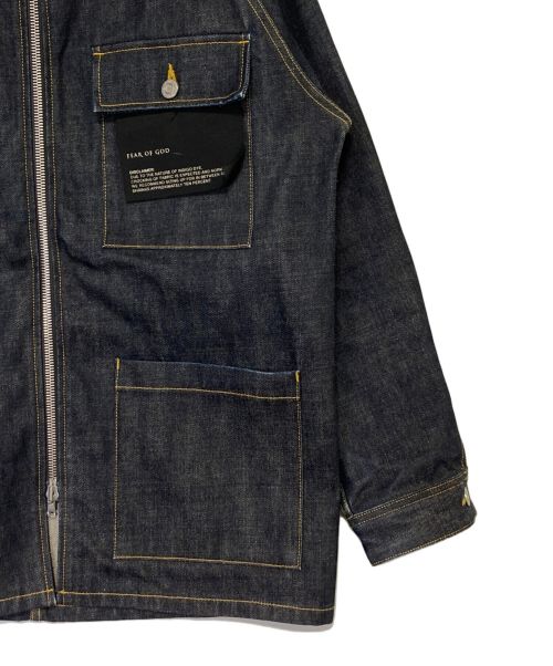 Fear Of God（フィア・オブ・ゴッド）Fear Of God (フィア・オブ・ゴッド) デニムジャケット インディゴ サイズ:Mの古着・服飾アイテム