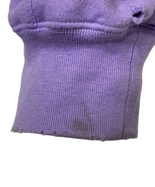 BALENCIAGA（バレンシアガ）BALENCIAGA (バレンシアガ) Caps Destroyed Hoodie パープル サイズ:XXSの古着・服飾アイテム