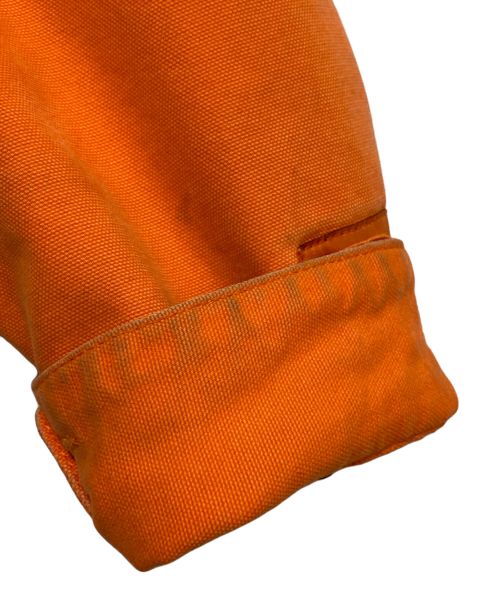HERON PRESTON（ヘロンプレストン）HERON PRESTON (ヘロンプレストン) Carhartt WIP (カーハート ワークインプログレス) ペイント加工 ワークジャケット オレンジ サイズ:Mの古着・服飾アイテム