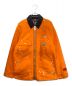 HERON PRESTON（ヘロンプレストン）の古着「ペイント加工 ワークジャケット」｜オレンジ