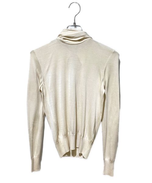 HERMES（エルメス）HERMES (エルメス) シェーヌダンクルニット アイボリー サイズ:38の古着・服飾アイテム