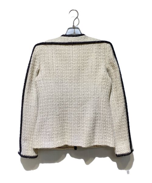 CHANEL（シャネル）CHANEL (シャネル) ボレロツイードジャケット アイボリー サイズ:38の古着・服飾アイテム