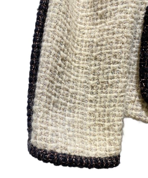 CHANEL（シャネル）CHANEL (シャネル) ボレロツイードジャケット アイボリー サイズ:38の古着・服飾アイテム