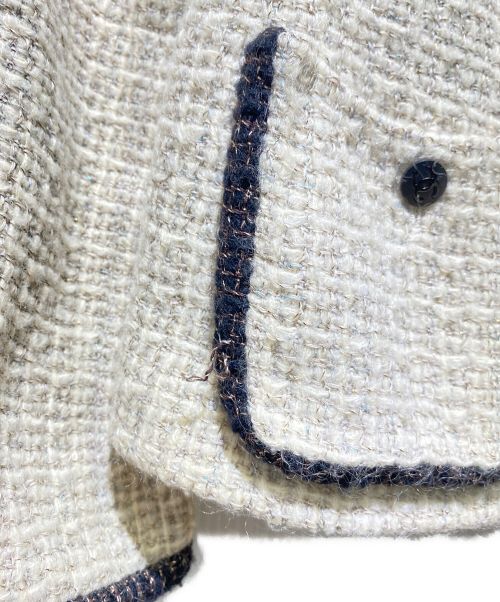 CHANEL（シャネル）CHANEL (シャネル) ボレロツイードジャケット アイボリー サイズ:38の古着・服飾アイテム