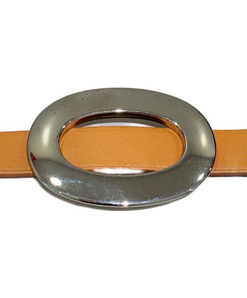 HERMES（エルメス）HERMES (エルメス) マルジェラ期 ドゥブルトゥール ブレスレット・チョーカー ナチュラル×シルバー金具の古着・服飾アイテム