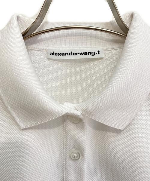 ALEXANDER WANG.T（アレキサンダーワンティー）ALEXANDER WANG.T (アレキサンダーワンティー) Cheerleader ポロシャツ ホワイト サイズ:Sの古着・服飾アイテム