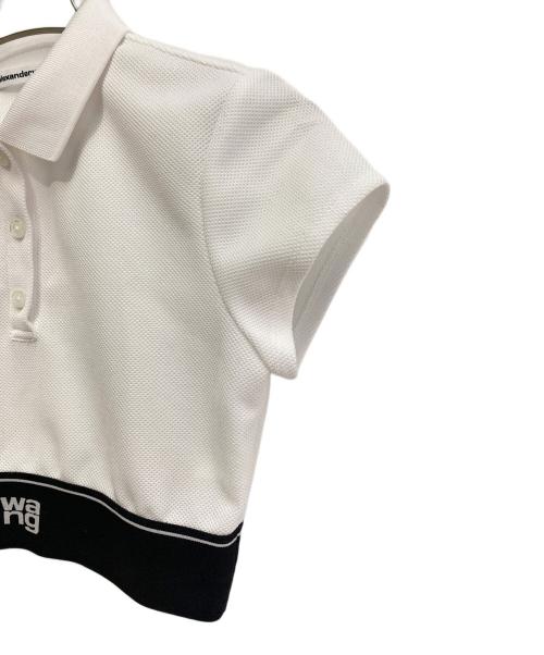 ALEXANDER WANG.T（アレキサンダーワンティー）ALEXANDER WANG.T (アレキサンダーワンティー) Cheerleader ポロシャツ ホワイト サイズ:Sの古着・服飾アイテム