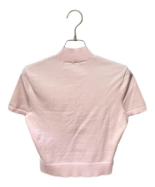 ALEXANDER WANG.T（アレキサンダーワンティー）ALEXANDER WANG.T (アレキサンダーワンティー) エンボスロゴトップス ピンク サイズ:Sの古着・服飾アイテム