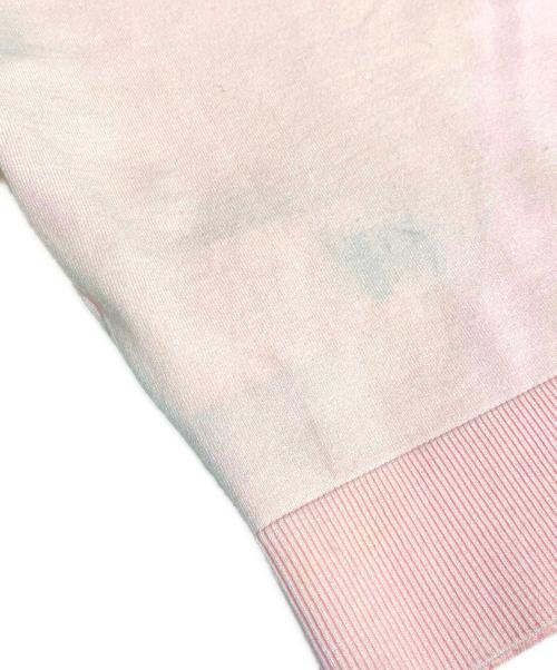 ALEXANDER WANG.T（アレキサンダーワンティー）ALEXANDER WANG.T (アレキサンダーワンティー) エンボスロゴトップス ピンク サイズ:Sの古着・服飾アイテム