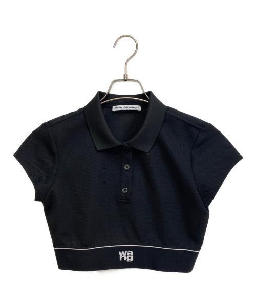 ALEXANDER WANG.T（アレキサンダーワンティー）ALEXANDER WANG.T (アレキサンダーワンティー) Cheerleader(チアリーダー) ポロシャツ ブラック サイズ:Sの古着・服飾アイテム