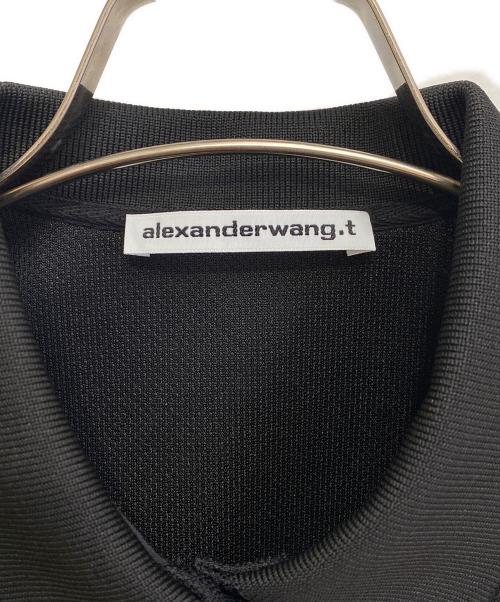 ALEXANDER WANG.T（アレキサンダーワンティー）ALEXANDER WANG.T (アレキサンダーワンティー) Cheerleader(チアリーダー) ポロシャツ ブラック サイズ:Sの古着・服飾アイテム
