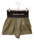 ALEXANDER WANGアレキサンダー・ワン）の古着「キュロットショートパンツ」｜オリーブ