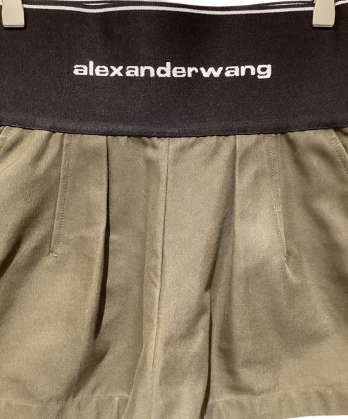 ALEXANDER WANG（アレキサンダー・ワン）ALEXANDER WANG (アレキサンダーワン) キュロットショートパンツ オリーブ サイズ:2の古着・服飾アイテム
