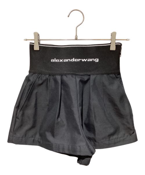 ALEXANDER WANG（アレキサンダー・ワン）ALEXANDER WANG (アレキサンダーワン) キュロットショートパンツ ブラックの古着・服飾アイテム