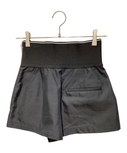 ALEXANDER WANG（アレキサンダー・ワン）ALEXANDER WANG (アレキサンダーワン) キュロットショートパンツ ブラックの古着・服飾アイテム