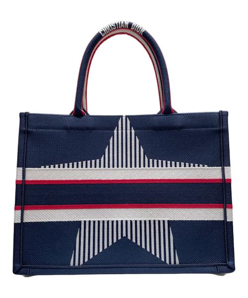 Christian Dior（クリスチャン ディオール）Christian Dior (クリスチャン ディオール) ブックトートミディアム アルプススター ネイビー サイズ:ミディアムの古着・服飾アイテム