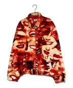 PALACEパレス）の古着「MOUF ZIP JACKET」｜レッド