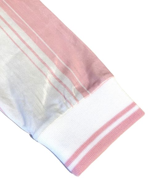 Acne studios（アクネ ストゥディオズ）Acne studios (アクネ ストゥディオス) 24SS ロゴロングスリーブTシャツ ゲームシャツ ピンク サイズ:XSの古着・服飾アイテム