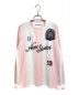 Acne studios（アクネ ストゥディオス）の古着「24SS ロゴロングスリーブTシャツ ゲームシャツ」｜ピンク