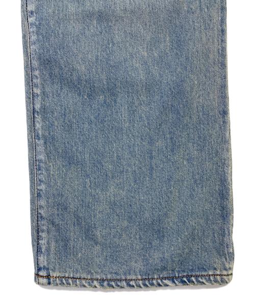 Christian Dior（クリスチャン ディオール）Christian Dior (クリスチャン ディオール) ロゴパッチストレートデニムパンツ スカイブルー サイズ:31の古着・服飾アイテム